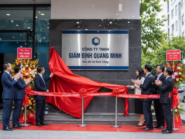 Khai trương, gắn biển Trụ sở Công ty TNHH Giám định SHTT Quang Minh