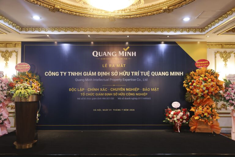 Công ty tổ chức Lễ Ra mắt và đón nhận Giấy Chứng nhận Tổ chức giám định sở hữu công nghiệp